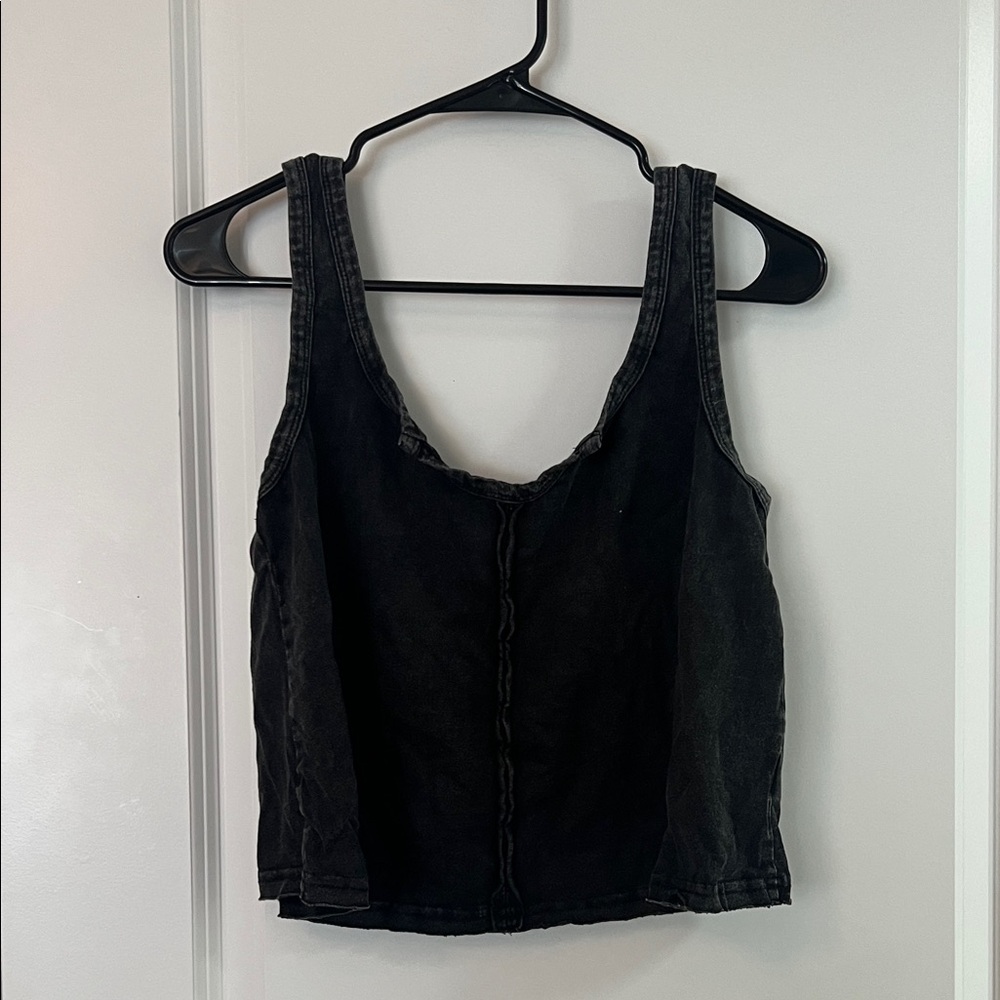 SHEIN Black Denim Tank Top